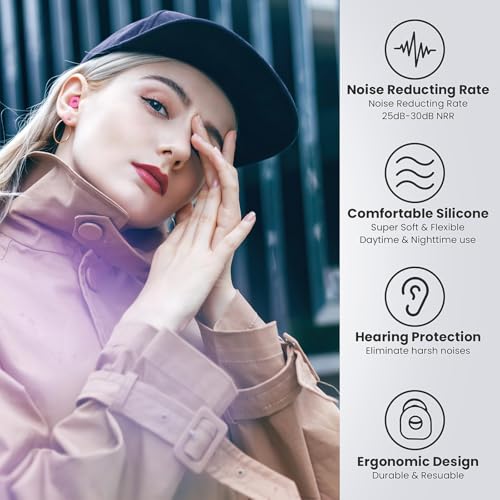 2 Pairs of Earplugs for Sleeping