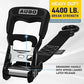Heavy Duty Ratchet Straps & Soft Loops (4 count)