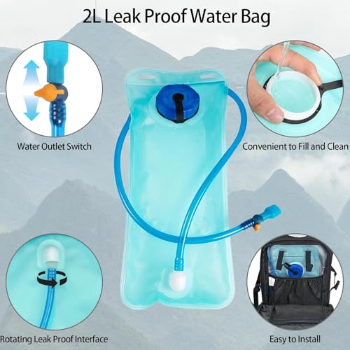 Hinkg Backpack with 2L Water Bladder