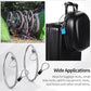 12 Pack Security Cable Luggage Lock with Loops 4ft 3mm Braided Steel Coated Bike Cable Wire Double Loop Anti Theft Safety for U Lock (12 Count)