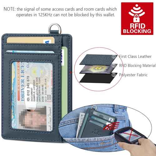 Slim Minimalist Wallet RFID Credit Card Holder for Men