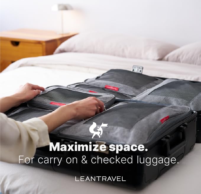 Premium Compression Packing Cubes for Travel