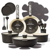 21pcs Ceramic Cookware Set