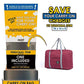 Foldable Travel Duffel Bag (2 Count)