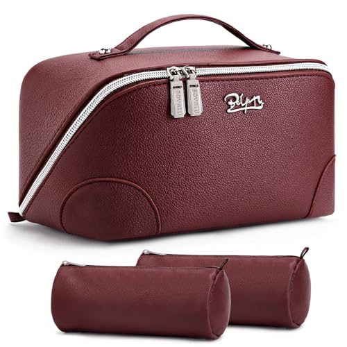 Travel Makeup Bag Cosmetic Bags for Women (3 Count)