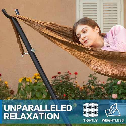 Double Hammock with Stand for Outside