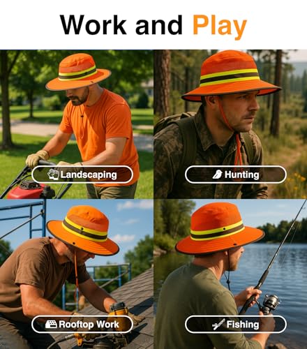 Reflective Safety Sun Hat