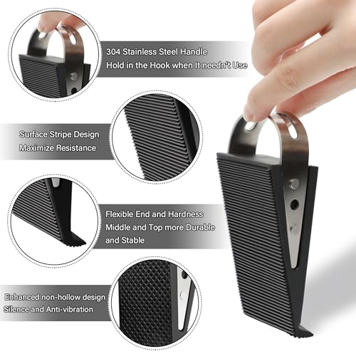 Rubber Door Stopper Wedge (12 Count)