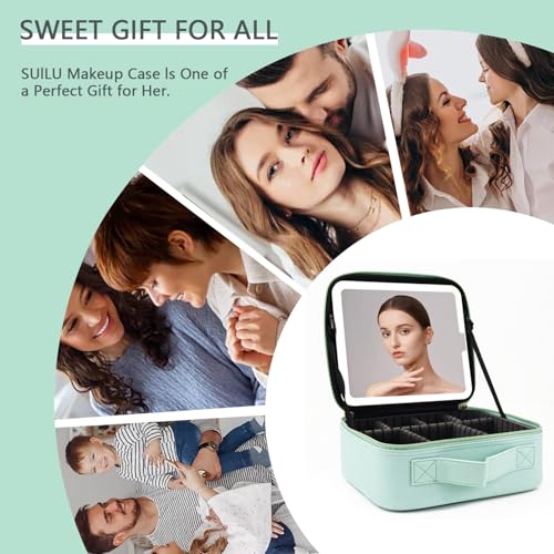 Makeup Bag with Led Mirror