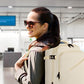 Beige Travel Backpack Women