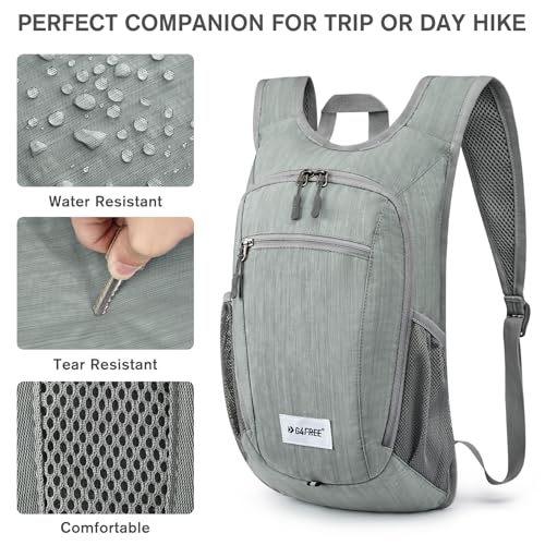 10 15L Small Rucksack Foldable Backpack Lightweight Packable Daypack Travel Outdoor Hiking Shoulder Bag