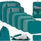 10 Set Packing Cubes Various Sizes Packing Organizer for Travel Accessories Luggage Carry On Suitcase