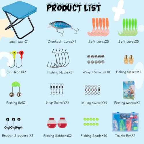 Kids Fishing Pole Set