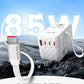 85W Universal Travel Power Adapter with Retractable USB C Cable