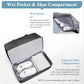 Travel Duffle Bag with Shoes Compartment (3 Count)