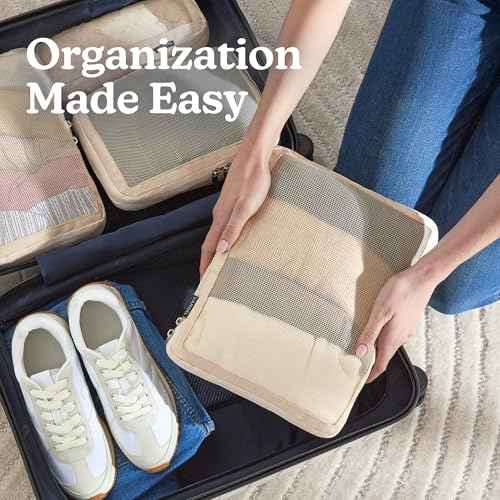 Space Saving Compression Packing Cubes for Women 6 (6 Count)