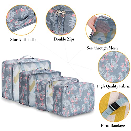 8 Set Packing Cubes Luggage Packing Organizers for Travel Accessories