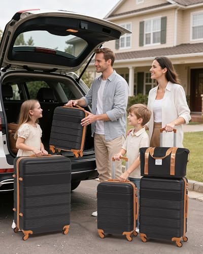 Luggage Sets with Spinner Wheels (6 Count)