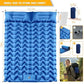 4in Double Sleeping Pad for 2 Person with Foot Pump and Pillow