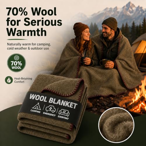 JMR Wool Camping Blanket 10