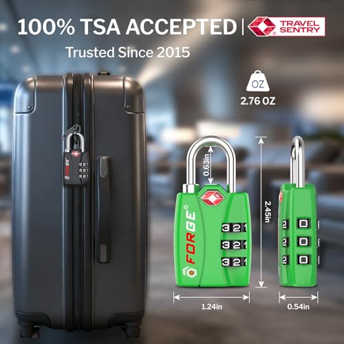 Open Alert TSA Approved Luggage Locks (2 Count)