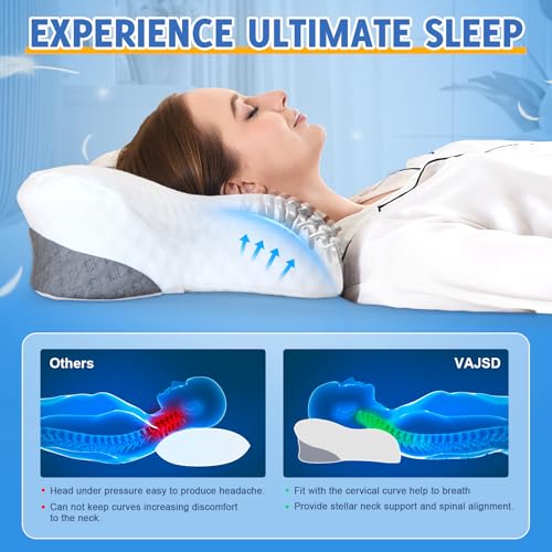 Cervical Neck Pillows with Memory Foam