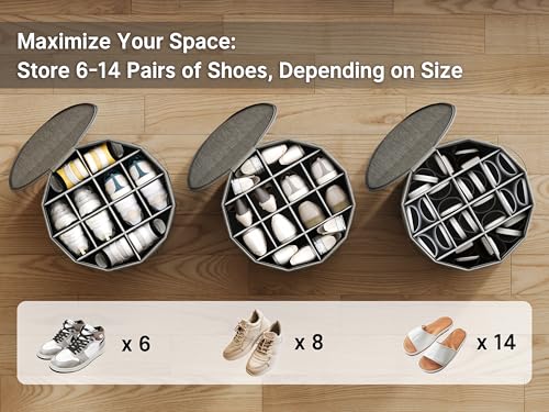 Round Shoe Organizer (2 Count)