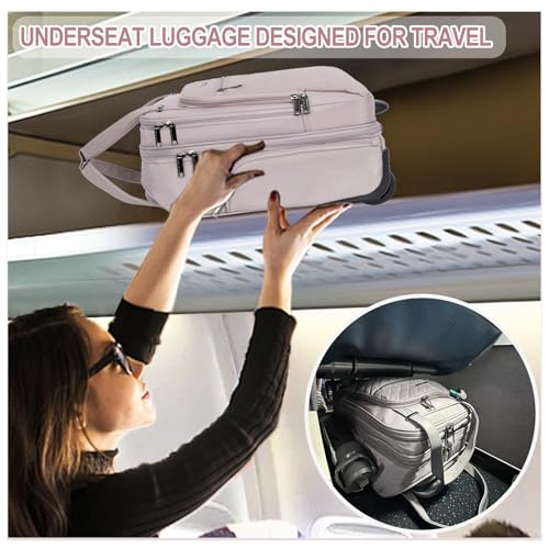 Underseat Carry On Wheeled 16" Bag with Wheels