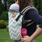 Baby Tula Infant Insert for Standard Baby Carrier, Newborn Support Cushion for 7 to 15 Pounds, Ergonomic Positioning and Head Support for Front Carry Only, Compatible Accessory - Black