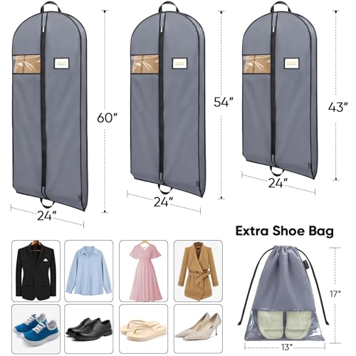 1PK Garment Bags for Hanging Clothes