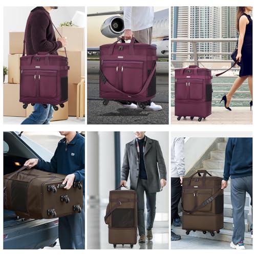 Expandable Luggage Bags for Travel Collapsible Suitcase with Wheels