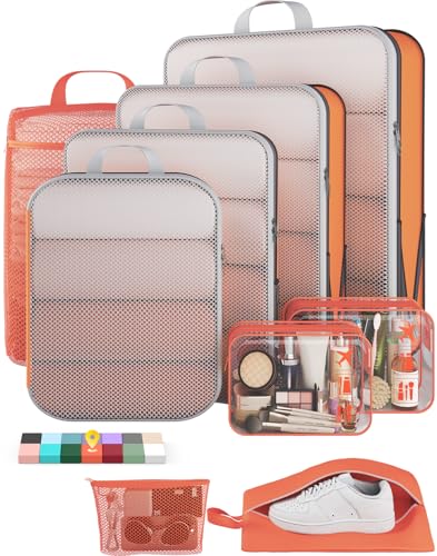 9 11 Set Compression Packing Cubes for Travel Essentials (9 Count)
