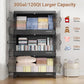 480Qt Stackable Storage Bins with 4 Lids (4 Count)