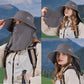 Sun Hat for Men Women with Neck Flap