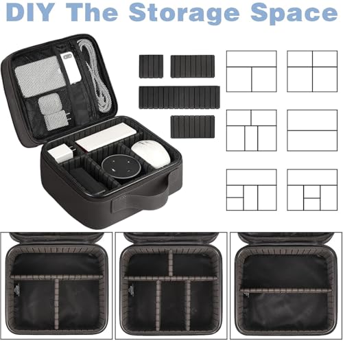 Cord Organizer Bag with Adjustable Divider