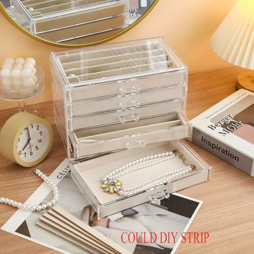 5 Drawers Necklace Organizer Storage