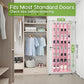 Over the Door Shoe Organizer with 40 Large Breathable Mesh Pockets