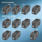 100W Universal Travel Adapter with Retractable USB C Cable