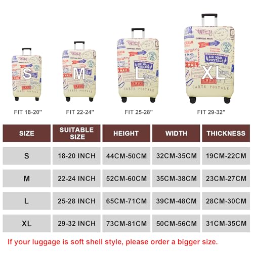 Travel Luggage Cover Suitcase Cover Protector Skins 18