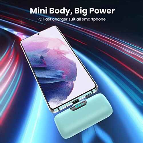 2 Pack] Mini Portable Charger 5000mAh Power Bank