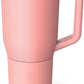 BrüMate Müv - 35oz 100% Leak Proof Insulated Coffee Mug with Handle & Lid - Stainless Steel Coffee Travel Mug - Double Walled Coffee Cup (Guava)