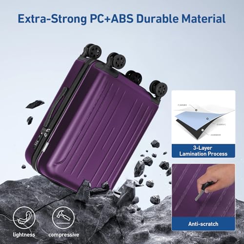 Luggage Sets 2 Piece Hardshell Suitcase (2 Count)