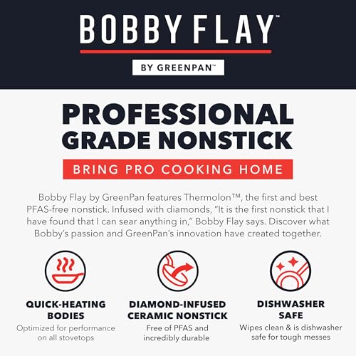 x Bobby Flay 13 Piece Nonstick Cookware Pots and Pans Set