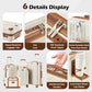 Luggage Set 4 Piece 20inch Carry on Hardshell Suitcase (4 Count)
