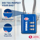 TSA Accepted Indicator Luggage Lock (4 Count)