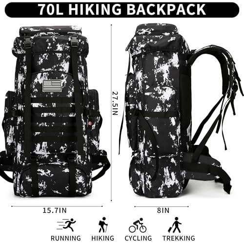Hiking Backpack for Men 70L