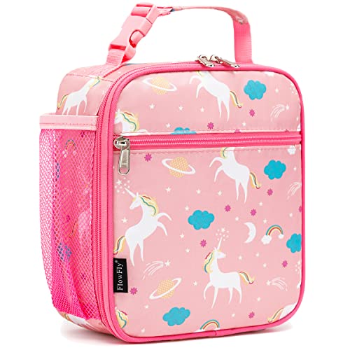 Kids Lunch box Insulated Soft Bag Mini Cooler Back to School Thermal Meal Tote Kit for Girls