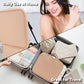 Travel Makeup Bag with LED Mirror and 10x magnifying glass with 3 Lighted Settings