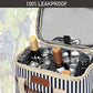 Insulated Wine Cooler Bag Leakproof 6 Bottle Tote Carrier (6 Count)