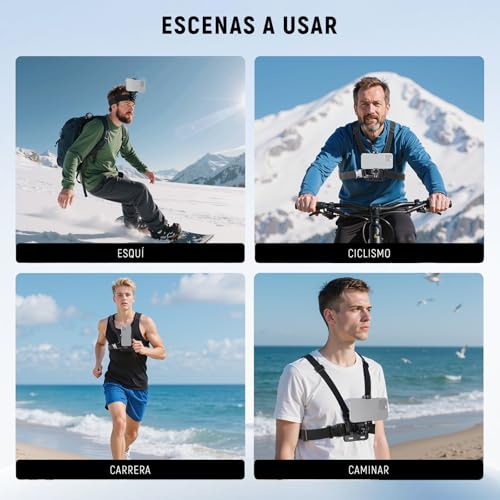 Mobile Phone Chest Mount Head Strap Mount